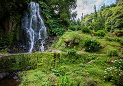 Waterfall Sao Miguel island 
