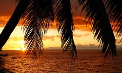 A sunset in fiji