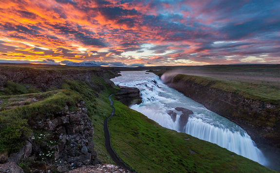 golden circle waterfall